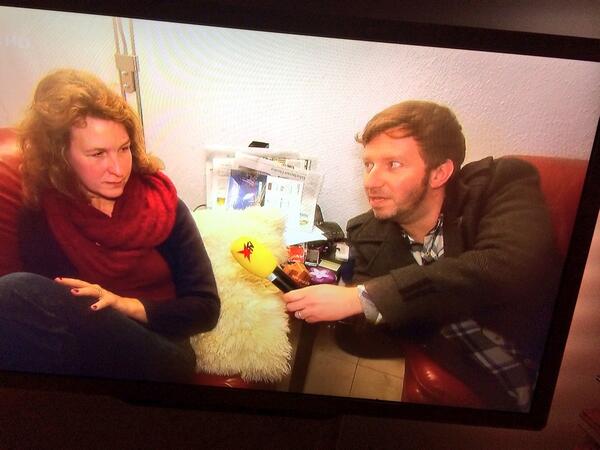 Gerade für stern TV auf Hausbesuch.