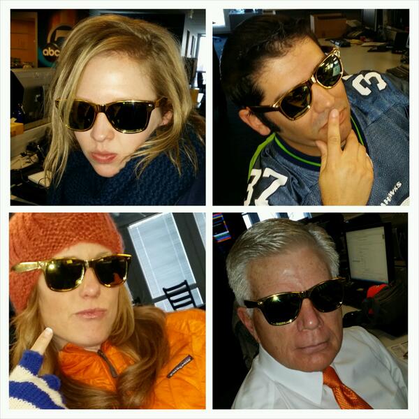 AnicaPadilla's tweet photo. Who Wore It Better: Gold Sunglasses Edition @JaimeMarieBerg @cote14er @MollyHendrickso @MikeLandess #Akinz http://t.co/i66ErhN9ug