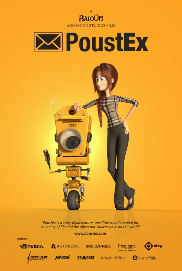 PoustEx's tweet photo. New PoustEx Teaser Poster: http://t.co/cloDtcHJea #animation #poster #film #shortfilm #poustex #vfx #cgi #3d #short http://t.co/eBE1zrLWc6
