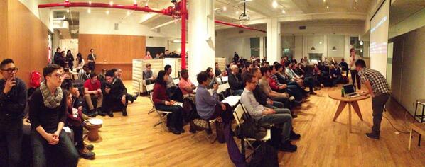 theadrianb's tweet photo. the "I love code" extra credit meetup, hosted by @larrybuch @dcoates @HsiChang @cgoodmac and @GA http://t.co/bUbXxYcwIt