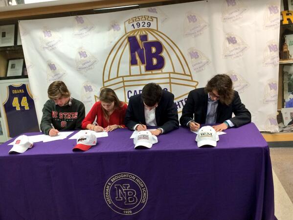 WCPSS's tweet photo. “@ashersr: The broughton Xc seniors @WCPSS @NCRunners http://t.co/ZPt8SxSCCk” woot, woot!