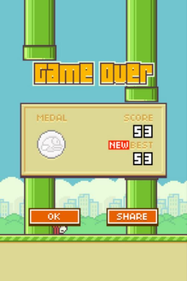 That moment when you beat your flappy bird high score!
(retweet if you beat your score)