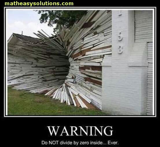 MathEasySolns's tweet image. Don&apos;t divide by zero folks! #dividebyzero #warning