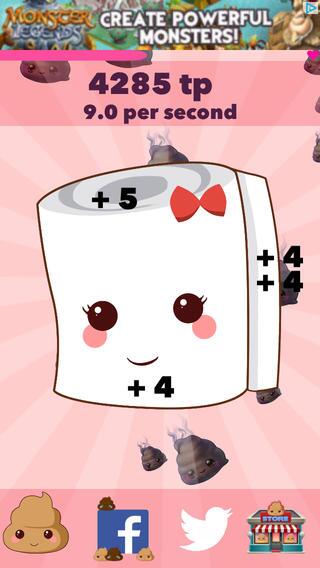 PoopClicker's tweet image. Have you reached 1M poops to unlock the toilet paper princess yet? #toiletpaper #princess #iosgames #arcade #upgrades