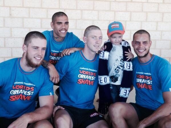 Leukaemia Foundation (@leukaemiaaus) on Twitter photo Thanks Xavier, <a href="/jackhannath/">Jack Hannath</a>, <a href="/Fremantle_FC/">Follow @freodockers</a> for helping us launch our campaign in WA today! #WorldsGreatestShave Thanks Xavier, <a href="/jackhannath/">Jack Hannath</a>, <a href="/Fremantle_FC/">Follow @freodockers</a> for helping us launch our campaign in WA today! #WorldsGreatestShave