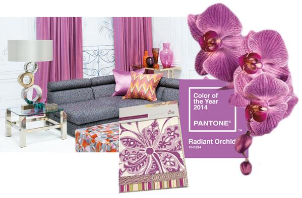 GKDesignCenter's tweet image. "Radiant Orchid" is the 2014 color of the year! Do you know how you will incorporate it in your home design?