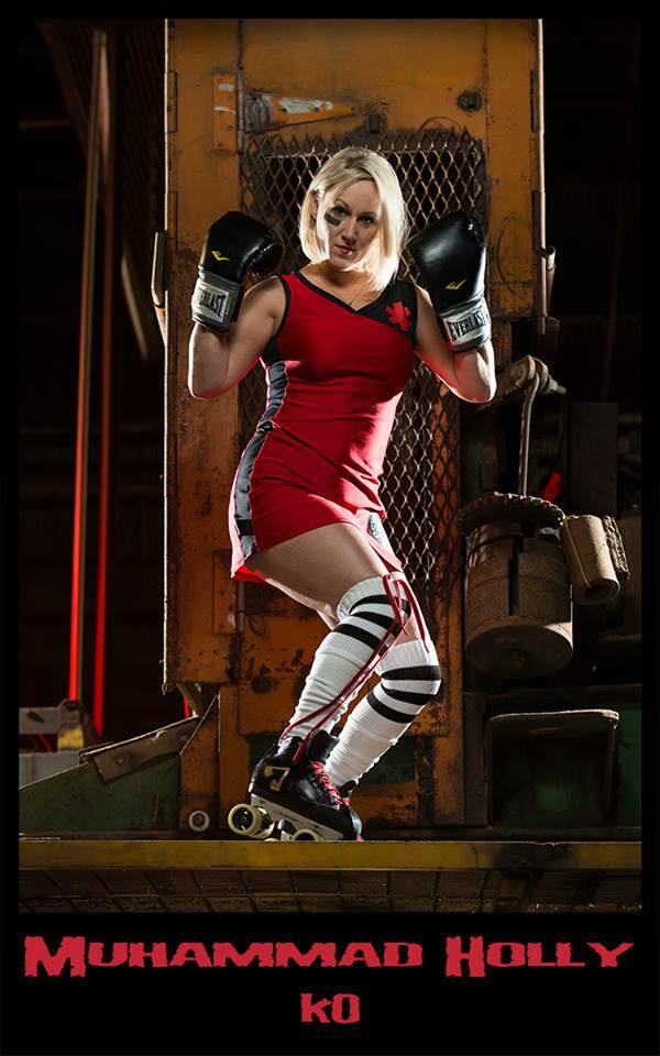 PsychWardSirens's tweet photo. The Knockouts named their Capt this week. She floats like a butterfly &amp; stings like a bee. Yes, it's Muhammad Holly. http://t.co/NE6WOXjWkf