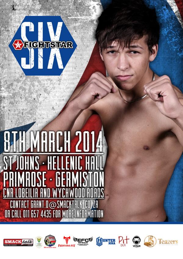 Soldin_'s tweet image. #FS6 8th March! @fightstarsSA @gino786veludo Going to be a sick event!