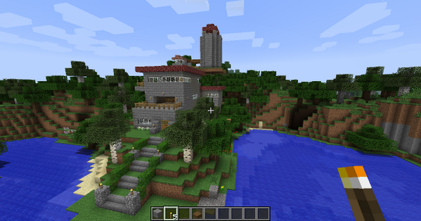 DeathlikeChip's tweet image. What happens when you get bored on MineCraft. #MinecraftProject