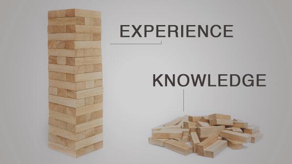 OOlinaa's tweet photo. The difference between #knowledge and #experience الفرق بين المعرفة والخبرة http://t.co/TuTZEioip8