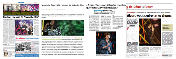 guigz_a's tweet image. #NouvelleStar les 1/4 c'est ce soir ! @alvarofficiel @Matofficiel @paulineofficiel @yseultofficiel #instantTV