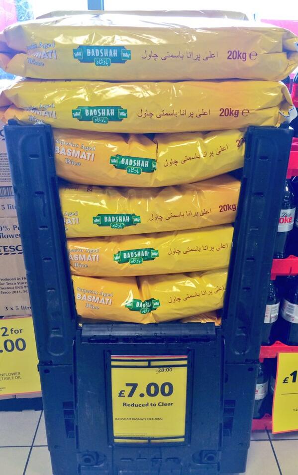 Don't know whether anyone has noticed this rice @ £7 it's a steal. Corporately discontinued but must be sat on stock