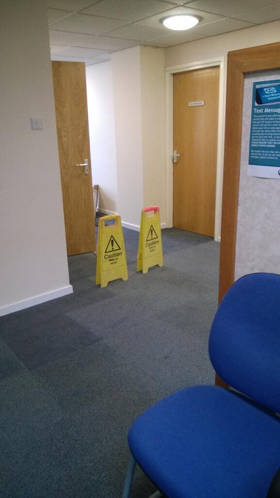 At the doctors good to see painter doing h&amp;s shame its not hazardco yet!