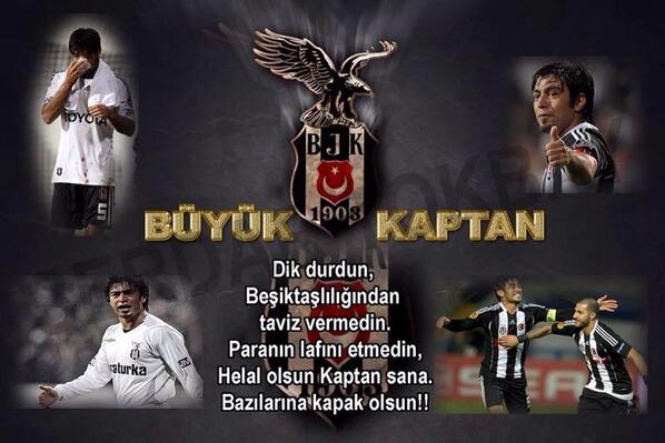 Bana yollanan bu resim beni fazlasıyla duygulandırdı. Bütün taraftarlarımıza canı gönülden teşekkür ederim.