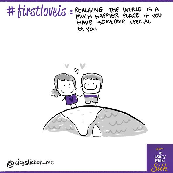 cadburysilk's tweet photo. We loved your #FirstLoveIs tweet @cityslicker_me . Enjoy this doodle :) http://t.co/YptBWUuBUs