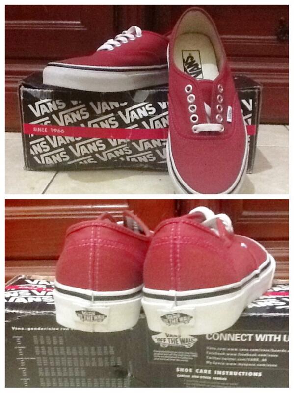 “@amiiekholifah: For sale! Vans authentic burnt henna 500k size 6,5 &amp; 8,5 :) ”
