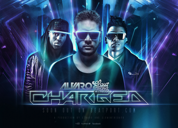 'Charged' #visual of <a href="/djalvaro/">ᴀʟᴠᴀʀᴏ</a> and <a href="/GLOWINTHEDARK_/">GITD</a> ! #design by yours truly <a href="/DoubleCreation/">Double Creation</a>