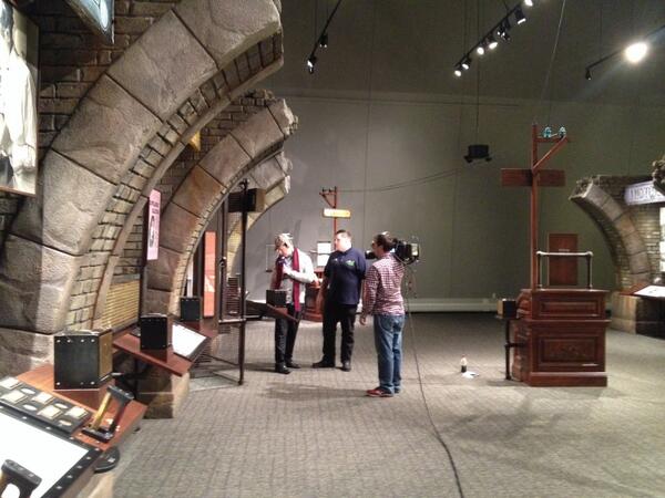 COSI's tweet image. Checking out the train station in The International Exhibition of Sherlock Holmes!  #COSISherlock #GDC. @Danawsyx6