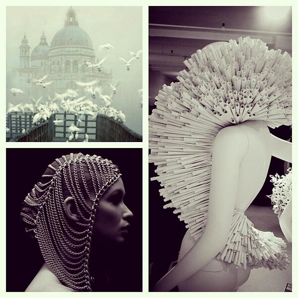 Daily inspirations #inspiration #conceptualfashion #architecture #chainmail