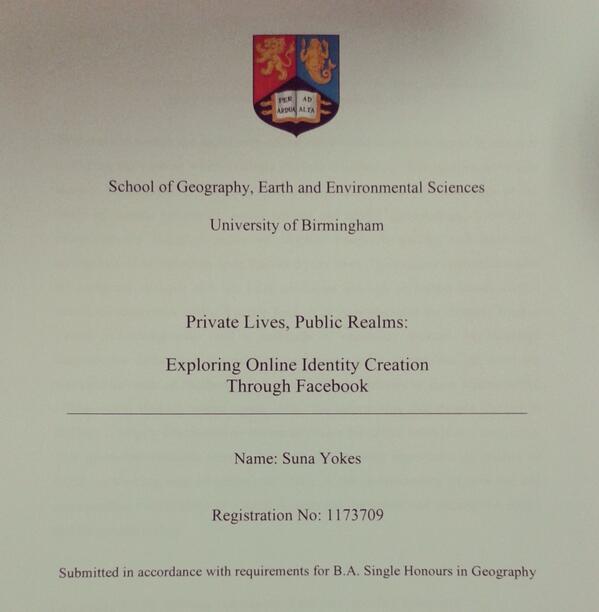 TheFBookProject's tweet image. Dissertation completed! #Facebook #TheFacebookProject