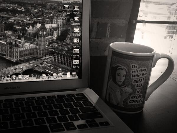 ShannaBurnette's tweet photo. Thanks for the coffee cup @KevinBurnette All kinds of sexual harassment at the office these days #HRplease http://t.co/d4KVm4sQLn