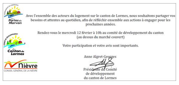 Rencontre avec les acteurs du logement le 12 février. <a href="/fabienbazin/">fabien bazin</a> <a href="/algretgeorges/">anne algret-georges</a>