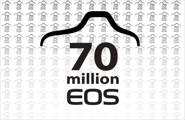 Woohoo! Today we celebrate an amazing 70 million #CanonEOS cameras bit.ly/1cYnE7L! Tell the world! #Canon