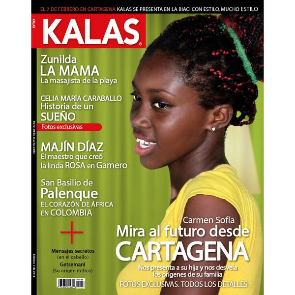 fromnuca's tweet photo. Hoy presento Kalas, la revista afro de Cartagena de Indias! http://t.co/bVaLmUVLUm