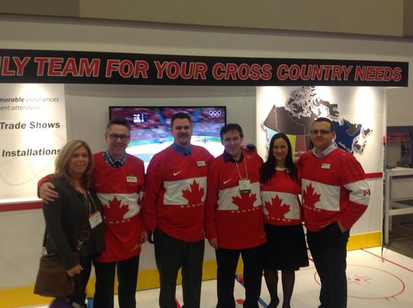 ogcsae's tweet photo. @GESGlobal helping us be proud to be Canadian. We offer you the chance to take a shot at booth 108-110!#teteatete14 http://t.co/TBxWwRQppN