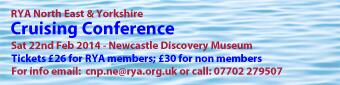 RYAYHRegion's tweet photo. @RYA_NorthEast and @RYAYHRegion Cruising Conference; 22nd Feb
For info email cnp.ne@rya.org.uk http://t.co/zE0cNUkuXV