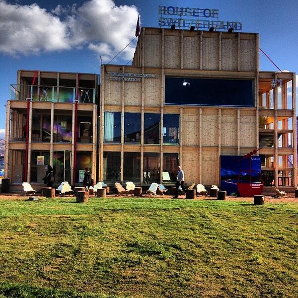 ProblemsSochi's tweet image. Here's the official Swiss House at the Olympics.
Lucky bastards, you got windows.
#ProblemsSochi #Sochi2014 #Sochi