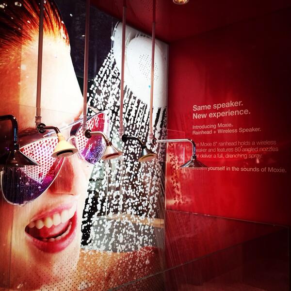Kohler's tweet image. Still at #Kbis2014?! RT this to win a #KohlerMoxie! Must still be in Las Vegas to win!