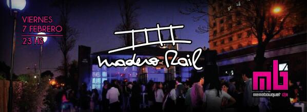 MBdjs's tweet photo. ESTE VIERNES >  
Explota @MaderoRail en Puerto Madero! 
Av Alicia Moreau de Justo 1007 - 23 hs http://t.co/Casb6qnv9l