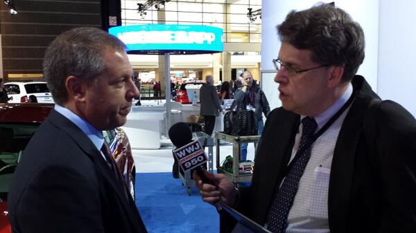 JayCooney1's tweet photo. @Ford full day for President of The Americas Joe Hinrichs at the Chicago Auto Show. http://t.co/gGO6sETTk2