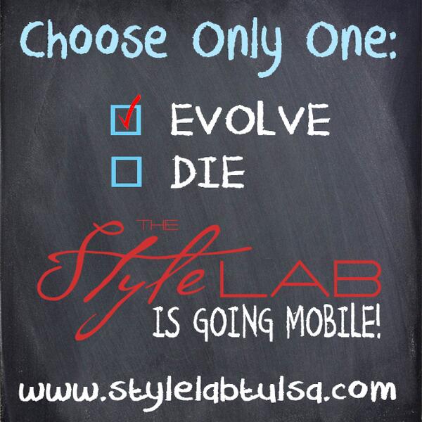 StyleLabTulsa's tweet image. Evolve or Die. We will continue to bring you the best in men’s fashion, on-line, by appointment, and events. #Tulsa