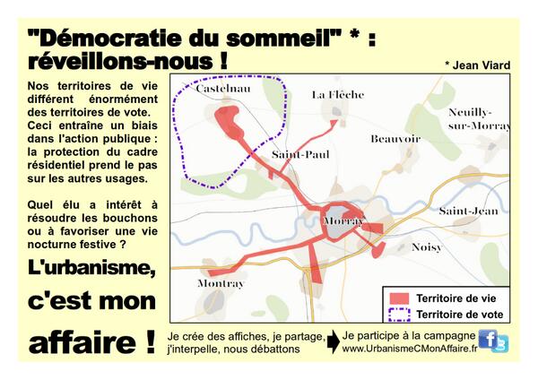 UrbanismeCMonAf's tweet photo. "Démocratie du sommeil" : réveillons-nous ! L'#urbanisme, c'est mon affaire ! #Municipales2014  @jeanviard http://t.co/xrIisQyUod
