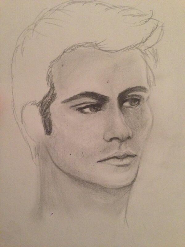 SarahCo's tweet photo. @dylanobrien in progress #TeenWolf #stiles #stilinski #DylanOBrien #drawing #pencil http://t.co/Jm98bdXxqJ