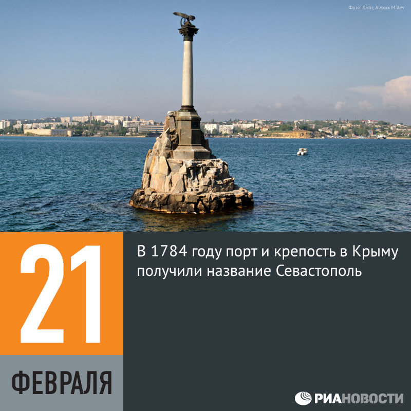 В каком году севастополь получил свое название. 21 Февраля основание Севастополя. Порт крепость Севастополь 1784. 21 Февраля 1784 г. - порт и крепость в Крыму получили название Севастополь. День Севастополя 21 февраля.