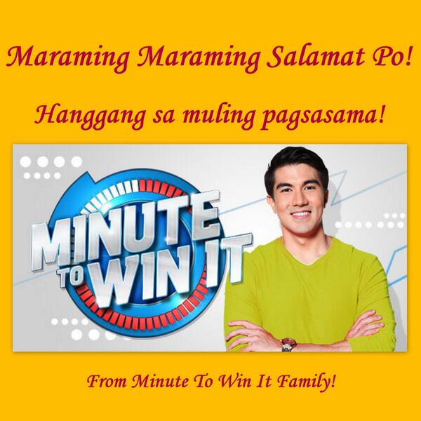 Minute to Win It PH  tweet media
