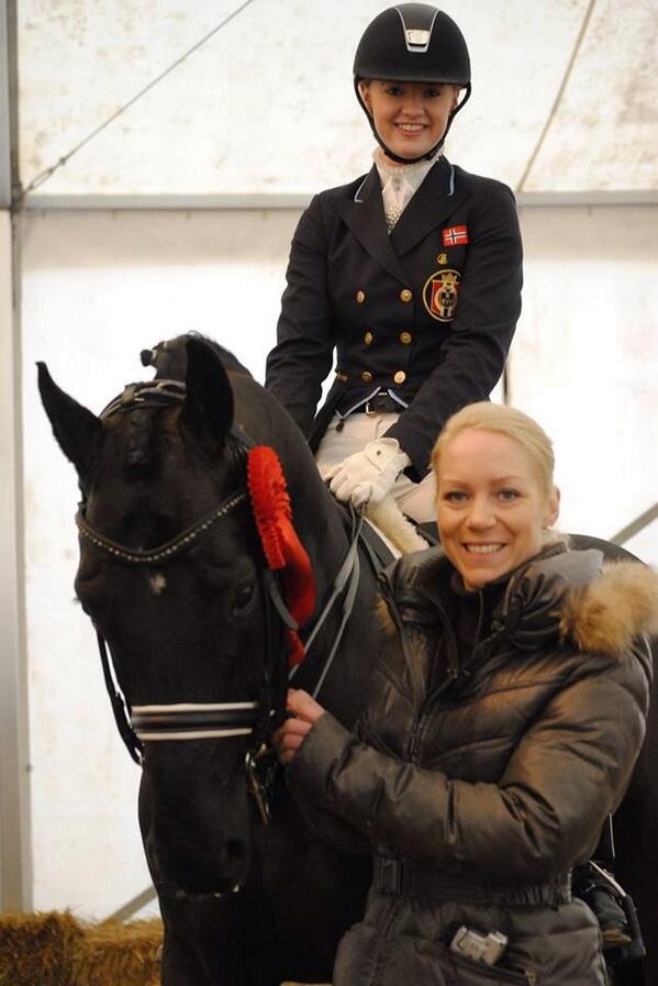 SH_Dressage's tweet photo. Very proud of Carina and Shiraz' top performances @arctic games. 76,8%#superstars http://t.co/0SgEvPc7nD