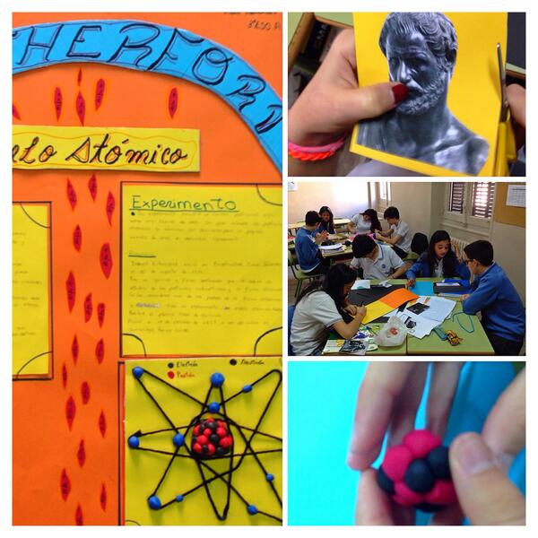 ColegioNicoli's tweet image. Alumnos/as de 3ºESO diseñando infografías de modelos atómicos #profesinnovadores #pblesp #infographic #visualthinking