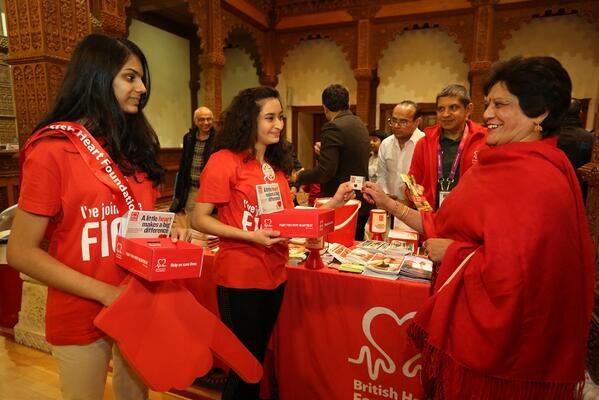 NeasdenTemple's tweet photo. REPORT: We welcomed BAPS Charities and @TheBHF to support the #RampUpTheRed campaign http://t.co/o1ziwIPU1J http://t.co/87GUMOhGhJ