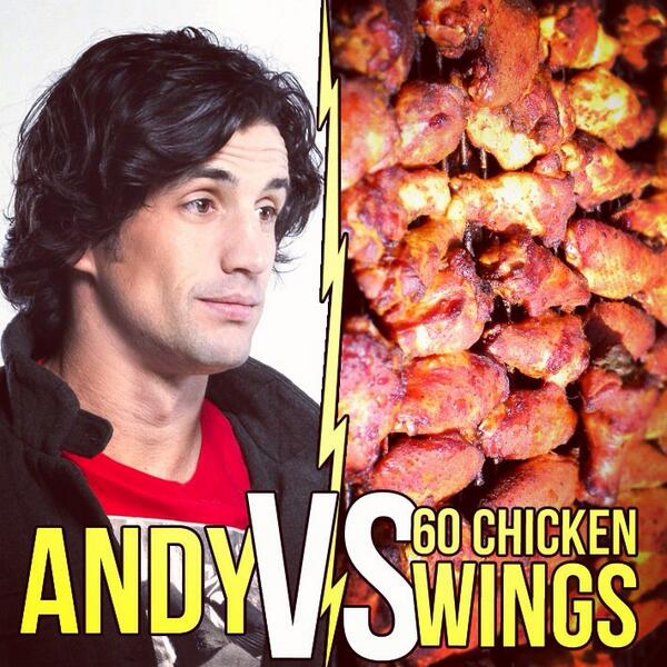 hamishandandy's tweet photo. Greatest thing to come of today's show. RT if you think he'll do it. Favorite if you think he won't. #HappyHour3pm http://t.co/SFZ5X4KSfv