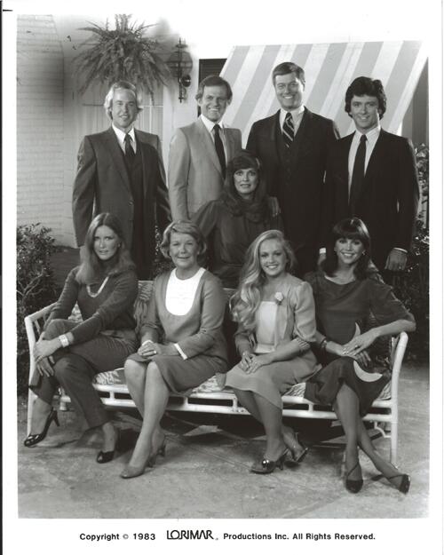 Six days until the season 3 premiere of Dallas. Here's a cast photo of Dallas from 1983. #DallasTNT