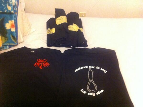 We got some new shirts!
$12 each and they come with an EP
We have sizes M-XL