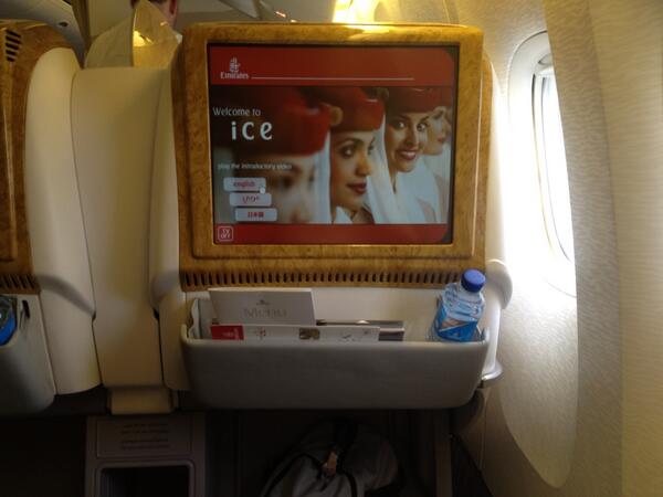ASRstrategies's tweet photo. Thanks to @emirates for our upgrade! Hoping for nice weather in Bahrain over the next few days http://t.co/kupq2JkEPY