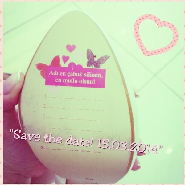 "Save the date! 15.03.2014"