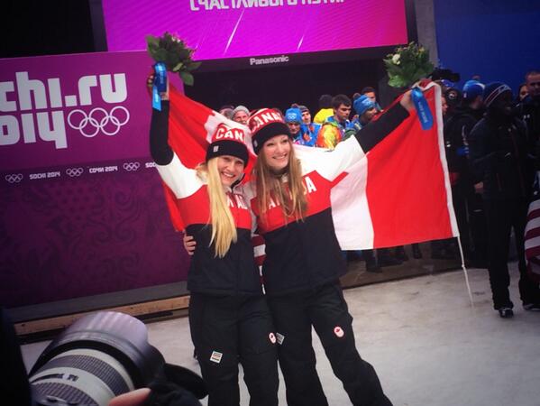 Team Canada (@teamcanada) on Twitter photo Your latest Olympic champions #Canada. Double gold medallists <a href="/BobsledKaillie/">Kaillie Humphries OLY</a> <a href="/HeatherMoyse/">Heather Moyse</a>. #WeAreWinter Your latest Olympic champions #Canada. Double gold medallists <a href="/BobsledKaillie/">Kaillie Humphries OLY</a> <a href="/HeatherMoyse/">Heather Moyse</a>. #WeAreWinter