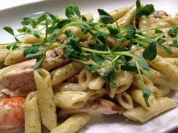 Mmmmmm yum! One of the new meals in Mustard’s 2 for £7.50 deal – chicken penne pasta! <a href="/mustardcoffee/">Mustard Coffee House</a> #southport