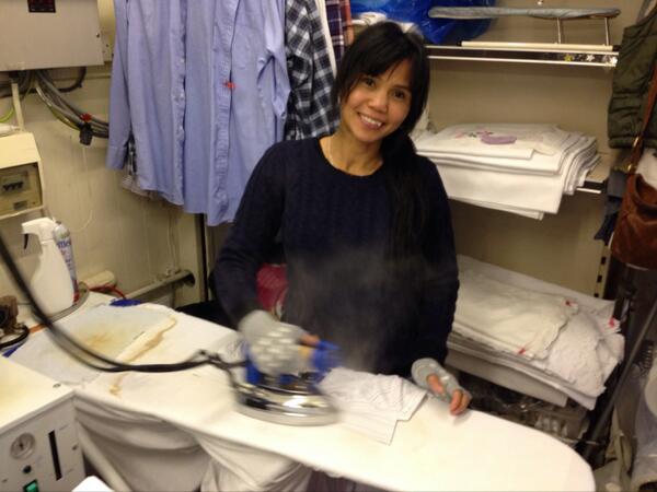 Quality shirt ironing services.